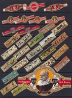 cygara, cygaretki, banderole reklamowe, lata 50/60, mix, /SZ1/