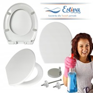 DESKA SEDESOWA WOLNOOPADAJĄCA TOALETA ŁAZIENKA DESKI SEDES BIAŁA