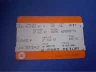 bilet kolejowy - kolekcjonerski - Anglia , Wielka Brytania - London