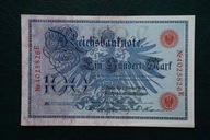 Banknot Niemcy 100 marek 1908 rok st 1- !!!