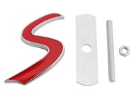 Emblemat 3D Red Cooper S naklejka w grill Mini Cooper S
