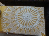 serweta duża owalna ręcznie robiona