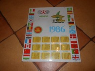 BLASZANY KALENDARZ MEXICO 1986 BUDROL GDAŃSK