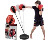 Zestaw Bokserski dla Dzieci Stojący Gruszka Bokserska Rękawice Worek Bokser