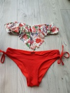 KOSTIUM KĄPIELOWY Bikini H&M Falbanka r. 36 S