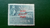 Aden * 15c nadruk QEII kolonie angielskie brytyjskie