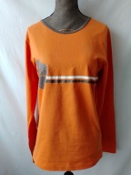 Bluzka pomarańczowa z długimi rękawami - L