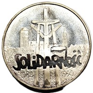 Moneta Polska okolicznościowa o nominale 100 000 zł. emisja w 1990 roku.