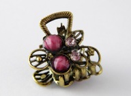 KLAMRA DO WŁOSÓW KAMIENIE MOSIĄDZ