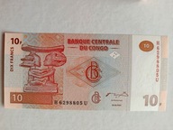 KONGO - 10 franków 2003, P-93, piękny, st.1 !!!