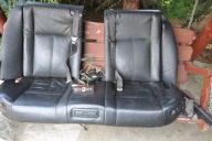 BMW E38 TYLNA KANAPA ELEKTRYCZNA CZARNA RARYTAS Z HAKAMI