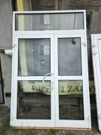DRZWI Zewnętrzne/Wewnętrzne Aluminiowe Dwuskrzydłowe 174x265cm Naświetle