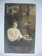 AUSTRO-WĘGRY ŻOŁNIERZ c.k. ARMII i DZIEWCZYNA przedwojenna POCZTÓWKA