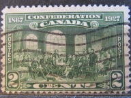 Kanada stary znaczek (1/16
