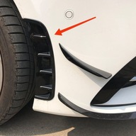 SPOILERY PRZÓD AERO MERCEDES W177 AMG BLACK CZARNY POŁYSK