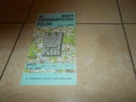 Siedlce Wojskowa mapa topograficzna Sokołów Podlaski Siemiatycze Węgrów