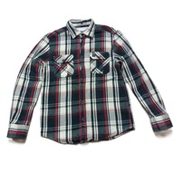 KOSZULA MĘSKA CIEPŁA W KRATĘ BAWEŁNIANA ROZM.M__