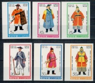Korea Północna 1979 Znaczki 1874-9B ** dawne stroje ubiory żołnierze