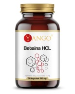 Suplement diety betaina HCL 90 kapsułek Yango wegańskie czyste
