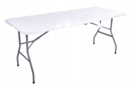 STÓŁ BANKIETOWY ŚWIĄTECZNY ROZKŁADANY WALIZKA 180 cm