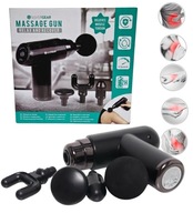 Masażer SILVERGEAR MASSAGE PISTOLET MASUJĄCY MIĘŚNI 4 końcówki masaż ból