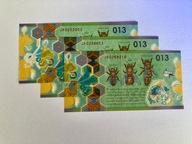 Banknot testowy PWPW Pszczoła miodna 013 POLIMER