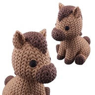 FIGURKA KOLEKCJONERSKA KOŃ KONIK WŁÓCZKA XL OZDOBA DLA STADNINY KONI