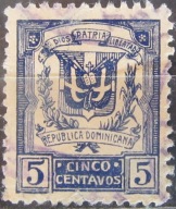 Dominikana stary znaczek (10/1