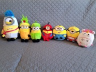 Zestaw maskotek 7szt Minionki 20-25cm Minionek Z795