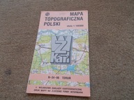 Torun Wojskowa mapa topograficzna Wąbrzeźno Chełmża Krobia Dobrzejewice