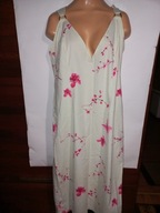 Sukienka letnia 44 46 prosta kwiaty na lato