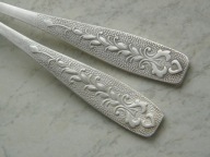 # Piękne posrebrzane łyżeczki do herbaty #