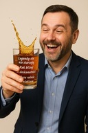 URODZINOWA SZKLANKA DO WHISKY Z NADRUKIEM PREZENT NA URODZINY18 30 40 50 60