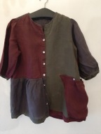 GUDRUN SJODEN BLUZKA ROZ.M\L ORYGINALNA TUNIKA LNIANA LEN OVERSIZE