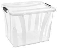 PLASTIKOWY POJEMNIK 55l pudło pojemnik plastikowe MAXI BOX duże zamykane