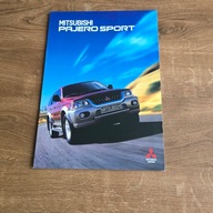 Mitsubishi Pajero Sport j.Polski prospekt folder katalog broszura