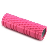 Roler rehabilitacyjny wałek do masażu z wypustkami różowy