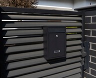 Skrzynka na listy wrzutnia Malatec czarny