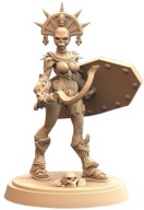Tomb Sentinel Mumia Strażnik Pinup B D&D RPG Druk 3D NSFW
