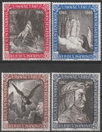 SAN MARINO - DANTE ALIGHIERI - 1965 - CZYSTE **
