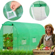 TUNEL FOLIOWY OGRODOWY SZKLARNIA FOLIAK MOCNY WIELOSEZONOWY GRUBA FOLIA UV