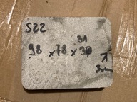 Stal nierdzewna 30mm formatka nierdzewka kęs blacha