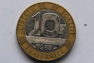10 FRANK 1989 R. FRANCJA - FZ44