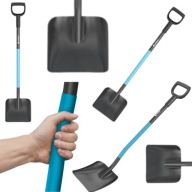 ŁOPATA METALOWA SZUFLA DO PRACY W OGRODZIE KOPANIA PIASKU ZIEMI SOLIDNA