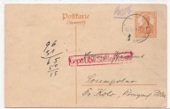 POZNAŃ POSEN -stempel -1918 rok -postkarte