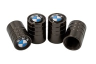 Nakrętki na wentyle, BMW, czarny chrom