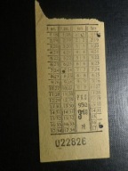 Bilet PKS, 3,60, 1959/60.