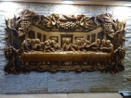 Plaskorzezba-Ostatnia Wieczerza- Drewno