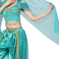 Kostium księżniczki Zestaw kostiumów do tańca brzucha Taniec egzotyczny XL