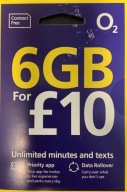 O2 UK Starter Karta SIM Card Prepaid SMS OTP Code